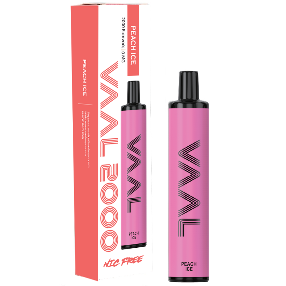 Vaal 2000 0mg 5ml Peach Ice 2 peach ice dfgr