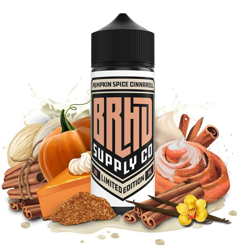 Barehead Pumpkin Spice Cinnaroll 30ml/120ml Flavorshot 3 pumpkin spice cinnaroll barehead aroma