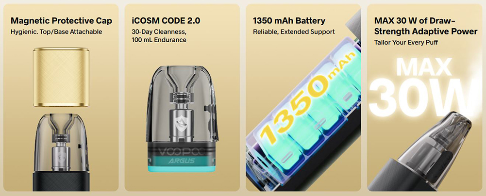 voopoo argus klyc 3ml pod kit moss green 1751538927