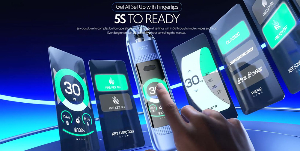 vozol ace max 2ml pod kit carbon fiber black 1751532918