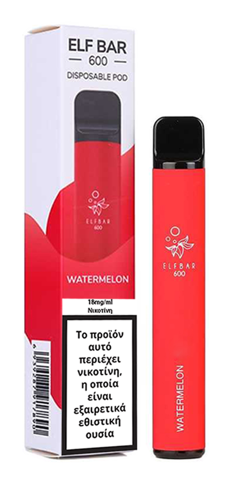 Elf Bar 600 20mg 2ml Watermelon GR 1 watermelon