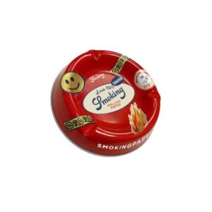 Τασάκι Smoking στρογγυλό Large RED Labels