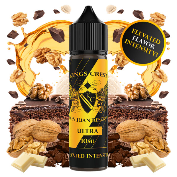 Kings Crest Don Juan Reserve Ultra 10ml Longfill with ingredients
