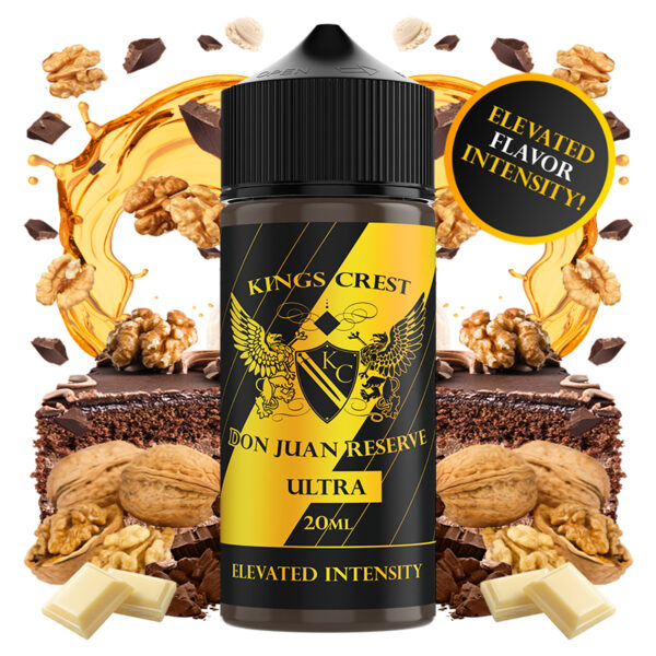 Kings Crest Don Juan Reserve Ultra 20ml Longfill with ingredients
