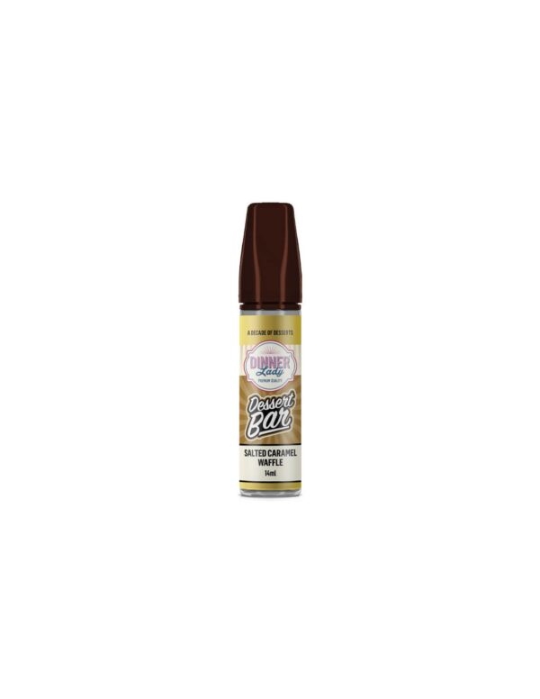 dinner lady dessert bar salted caramel waffle flavour shot 14 60ml