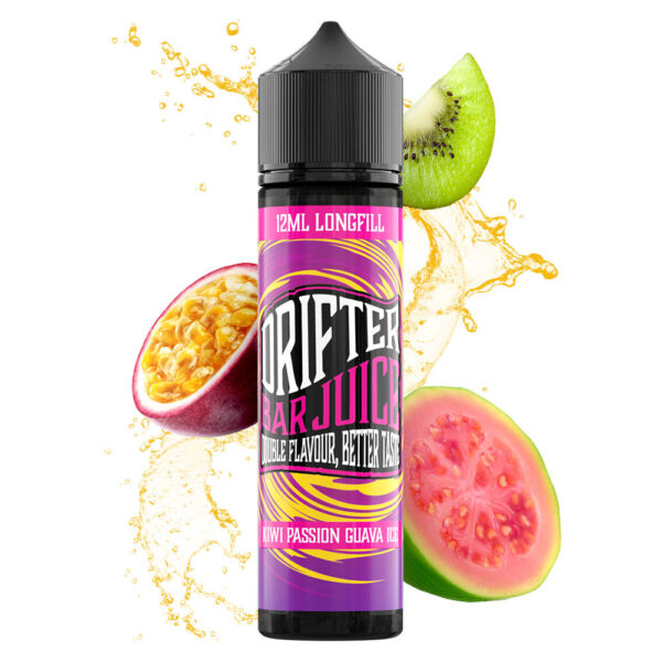 drifter bar juice kiwi passion guava ice 12ml 60ml flavorshot 1769424512