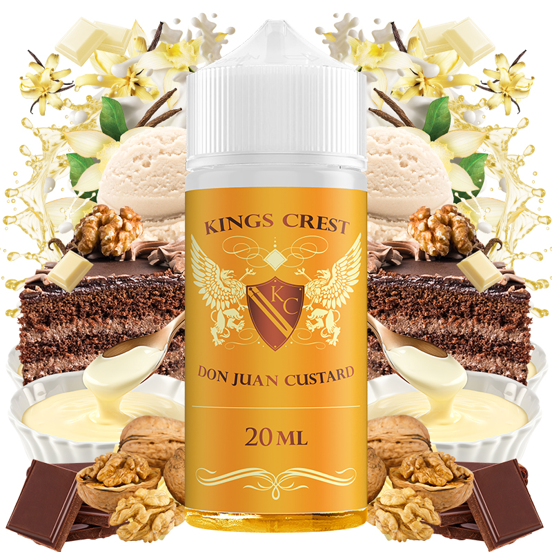 Kings Crest Don Juan Custard 20ml/120ml FS 2 kings crest don juan custard 20ml longfill with ingredients