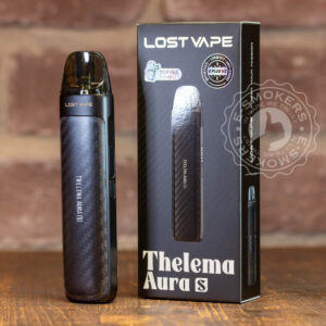 Thelema Aura S Pod Kit 1600mAh by Lost Vape, Χρώμα Carbon Black