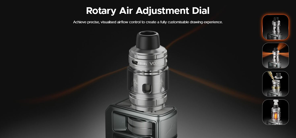 Voopoo Uforce X Tank 2 5ml Ατμοποιητής – Silver 1 air