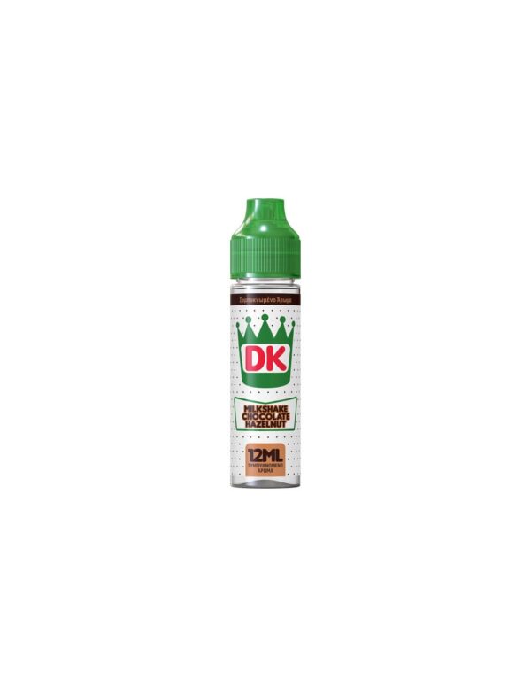 dk chocolate hazelnut milkshake flavour shot 12 60ml