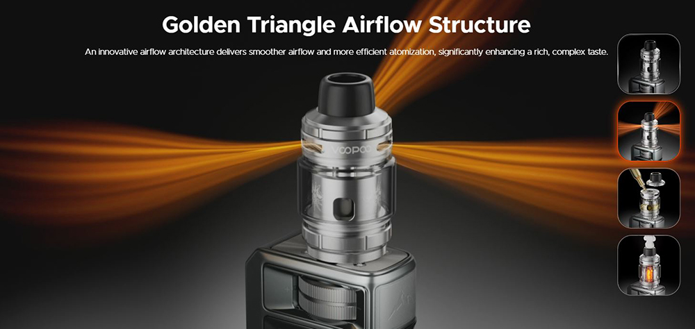 Voopoo Uforce X Tank 2 5ml Ατμοποιητής – Silver 2 flow